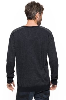 TOM TAILOR PLATED HENLEY SWEATER 3020496.00.10 COL. 6800