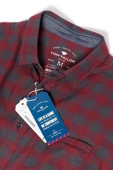 TOM TAILOR RAY LIGHT TWILL CHECK SHIRT 2030857.62.10 COL. 4480