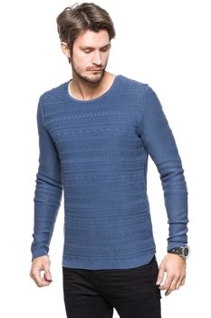 TOM TAILOR WASHED STRUCTURED CREW NECK 30199170012 COL. 6727