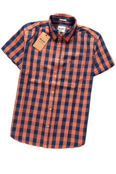 WRANGLER 1PKT SHIRT BRANDIED MELON W5860MWT5