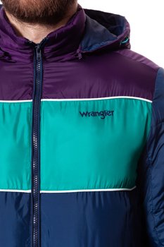 WRANGLER 3COL PUFFER JKT NAVY W4729WM35