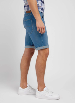 WRANGLER 5 POCKET SHORT MĘSKIE SZORTY KRÓTKIE SPODENKI JEANSOWE SEA 112349235