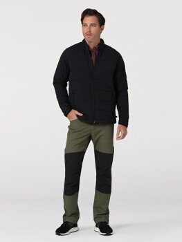 WRANGLER ATG REINFORCED SOFTSHELL PANT MĘSKIE SPODNIE MATERIAŁOWE DUSTY OLIVE WC3TAWX45