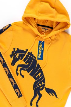 WRANGLER B&Y HOODIE AMBER YELLOW W6573ICUY