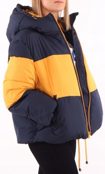 WRANGLER B&Y PUFFER JKT DAMSKA KURTKA PUCHOWA ZIMOWA NAVY W4127WB35