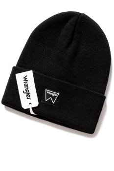 WRANGLER BASIC BEANIE BLACK W0M03UH01