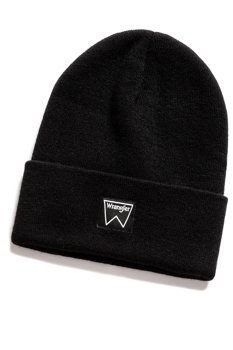 WRANGLER BASIC BEANIE BLACK W0M03UH01