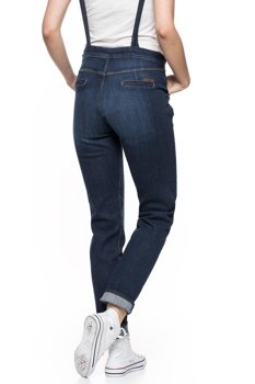 WRANGLER BIB DAMSKIE OGRODNICZKI JEANSOWE JEANS NIGHT FROST W26R8974R