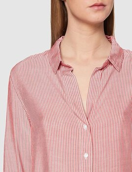 WRANGLER BLOUSE DAMSKA KOSZULA Z DŁUGIM RĘKAWEM PASKI FLAME RED W5Z2TIR06