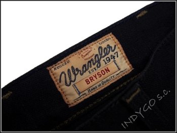 WRANGLER BRYSON BLACK RINSEWASH W14XNP023      $    