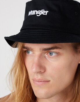 WRANGLER BUCKET HAT MĘSKI KAPELUSZ BLACK W0X4U5100