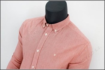 WRANGLER BUTTON DOWN SHIRT AURORA RED      $    