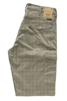 WRANGLER CARGO SHORTS ARMY GREY W15DP8181