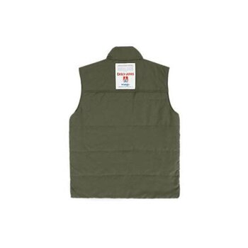 WRANGLER CASEY JONES QUILTED MĘSKA KAMIZELKA BEZRĘKAWNIK VEST GREEN MILITARE W4G2VGG40