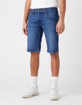 WRANGLER COLTON SHORTS MĘSKIE SZORTY KRÓTKIE SPODENKI  BLUE ARCADE W15VYL31Q