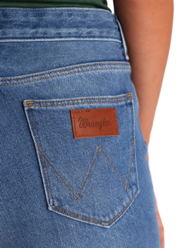 WRANGLER CROPPED FLARE DAMSKIE SPODNIE JEANSOWE JEANSY RETRO VIBES W230BG39W