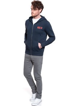 WRANGLER DURABLE ZIP HOODIE NAVY W6M5HA114