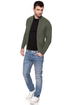 WRANGLER FULL ZIP KNIT DUSTY OLIVE W8626RK45