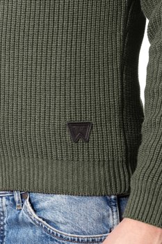 WRANGLER FULL ZIP KNIT DUSTY OLIVE W8626RK45