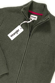 WRANGLER FULL ZIP KNIT DUSTY OLIVE W8626RK45