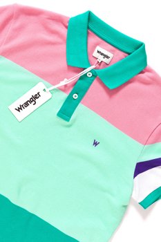 WRANGLER FUNKY POLO  BEACH GLASS W7B60KQWD