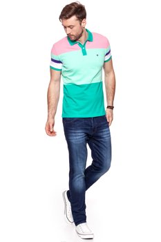 WRANGLER FUNKY POLO  BEACH GLASS W7B60KQWD