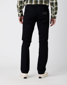 WRANGLER GREENSBORO MĘSKIE SPODNIE JEANSOWE BLACK W15QXE100