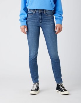 WRANGLER HIGH RISE SKINNY DAMSKIE SPODNIE JEANSOWE