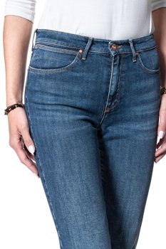 WRANGLER HIGH RISE SLIM RETRO BLUE W27GGS071