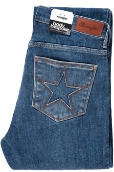 WRANGLER HIGH RISE SLIM RETRO BLUE W27GGS071