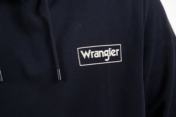 WRANGLER HOODIE REAL NAVY W6M4HAXW4