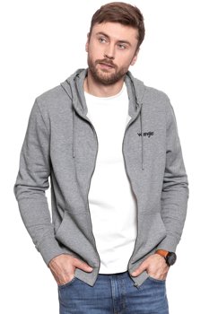 WRANGLER HOODIE ZIP GREY MARL W6588HYVB