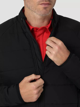 WRANGLER INSULATED JACKET MĘSKA KURTKA PRZEJŚCIOWA BLACK W4G6DX100