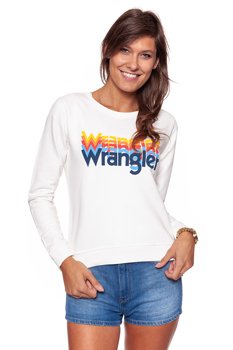 WRANGLER KABEL SWEAT OFFWHITE W6042HP02