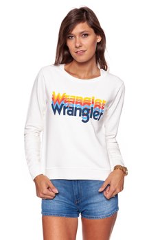WRANGLER KABEL SWEAT OFFWHITE W6042HP02