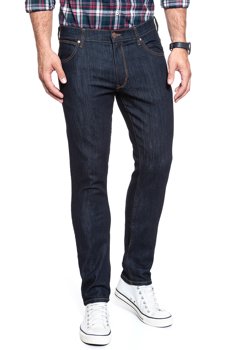 WRANGLER LARSTON MĘSKIE SPODNIE JEANSOWE JEANSY DARK RINSE W18SP690A