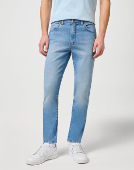 WRANGLER LARSTON MĘSKIE SPODNIE JEANSOWE JEANSY DŻINSY CLEVER BLUE W112352836