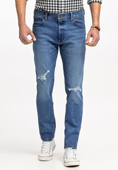 WRANGLER LARSTON MĘSKIE SPODNIE JEANSOWE JEANSY DŻINSY TROPIC THUNDER W18SYLY87