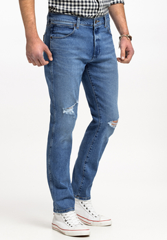 WRANGLER LARSTON MĘSKIE SPODNIE JEANSOWE JEANSY DŻINSY TROPIC THUNDER W18SYLY87