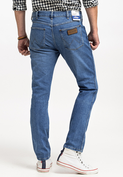 WRANGLER LARSTON MĘSKIE SPODNIE JEANSOWE JEANSY DŻINSY TROPIC THUNDER W18SYLY87