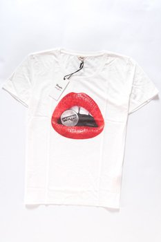 WRANGLER LIPS TEE OFFWHITE W7367D402