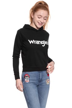 WRANGLER LOGO HOODIE BLACK W6056HY01