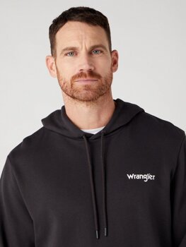 WRANGLER LOGO HOODIE MĘSKA BLUZA Z KAPTUREM FADED W673HAXV6