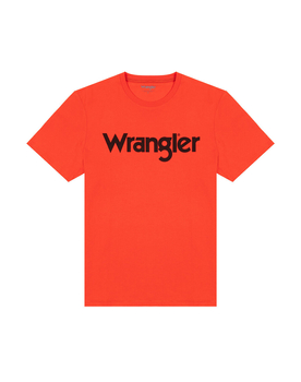 WRANGLER LOGO TEE MĘSKI T-SHIRT KOSZULKA Z NADRUKIEM LOGO W7X1D3R42