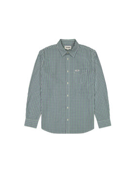 WRANGLER LS 1 PKT SHIRT MĘSKA KOSZULA W KRATĘ GREEN NAVY 112350479