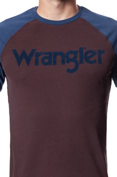 WRANGLER LS KABEL RAGLAN AUBERGINE W7B17FGU1