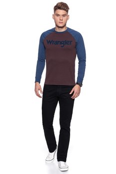 WRANGLER LS KABEL RAGLAN AUBERGINE W7B17FGU1