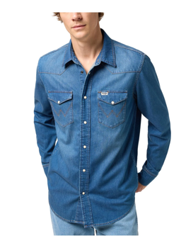 WRANGLER LS WESTERN SHIRT MĘSKA KOSZULA DARK NAYV 112350464