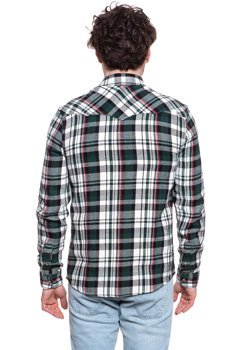 WRANGLER LS WESTERN SHIRT MĘSKA KOSZULA W KRATĘ DŁUGI RĘKAW PINE  W5A07BG01