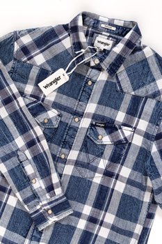 WRANGLER LS WESTERN SHIRT PATRIOT BLUE W5969SF5H